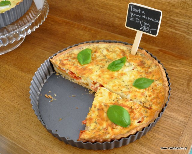 Kraków - Bonjour CaVa - tarta pomidorowa z dijon