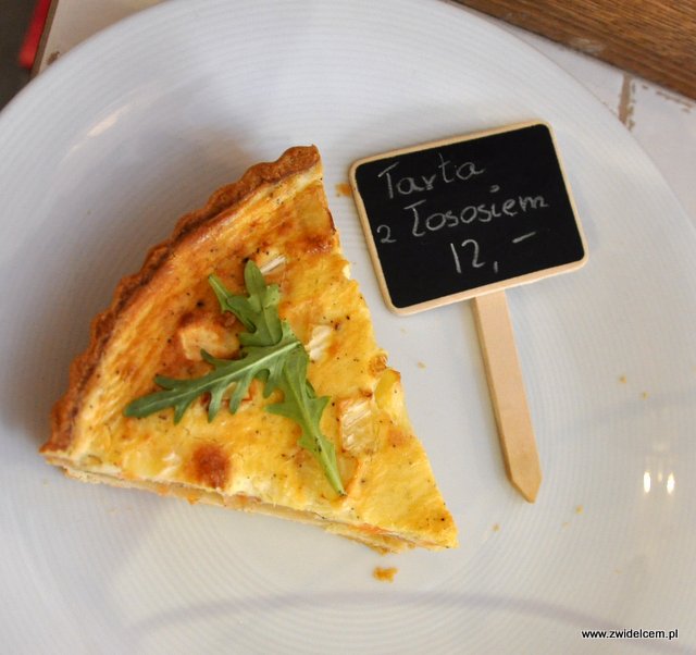 Kraków - Bonjour CaVa - tarta z łososiem