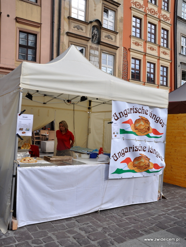 Kraków - Mały Rynek - Dni Węgrzyna - stoisko Langosze