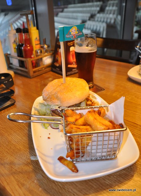 Kraków - Chick'n'Champs - Buffalo burger
