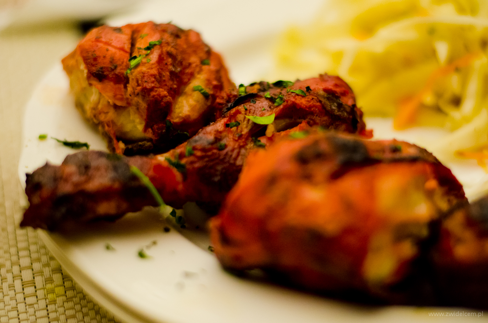 Kraków - Ganesh - Tandoori chicken z bliska