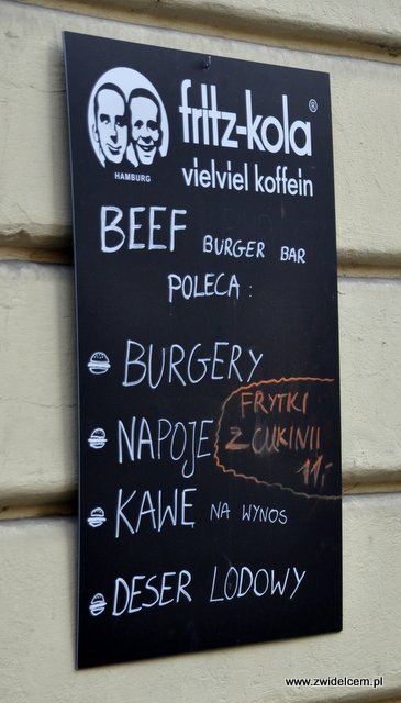 Kraków - Beef Burger Bar - Afisz