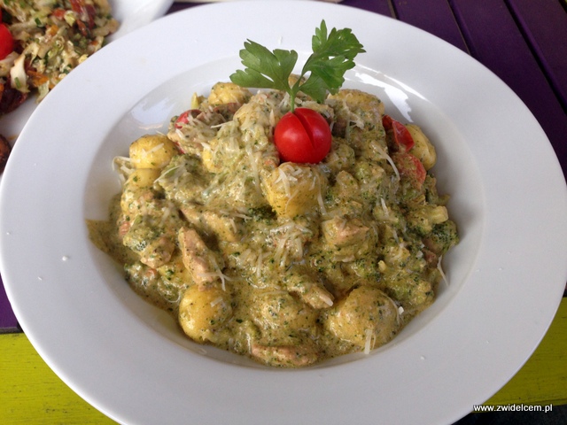 Kraków - Ancho - gnocchi z polędwiczkami w sosie z sera pleśniowego