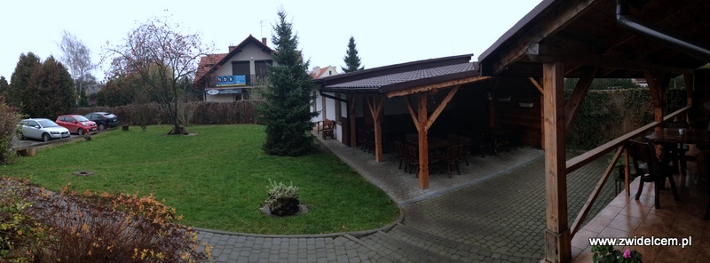 Kraków - Gospoda na Woli - panorama podwórka