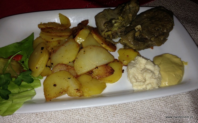 Jaworki - Restauracja Bacówka - jagnięcina z ziemniaczkami