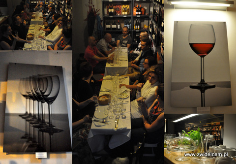 Kraków - Wine Garage - Degustacja win Clementa Klura - wnętrze i goście