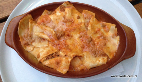 Kraków - Bistro Italiano da Silvano - lasagne