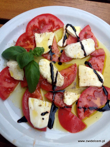 Kraków - Bistro Italiano da Silvano - sałatka caprese